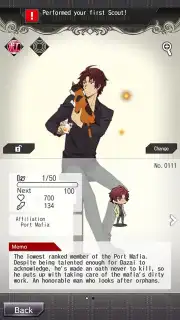 Bungo Stray Dogs: Tales of the Lost скриншот 8