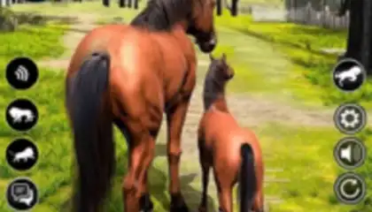 Wild Horse Family Simulator