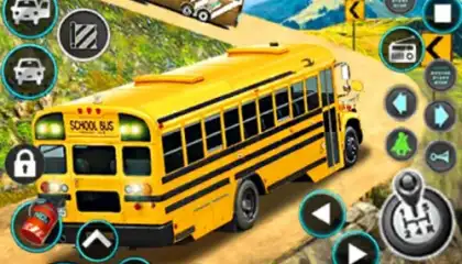 Offroad School Bus Driver Game
