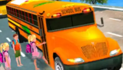 School Bus Driving Games 3D